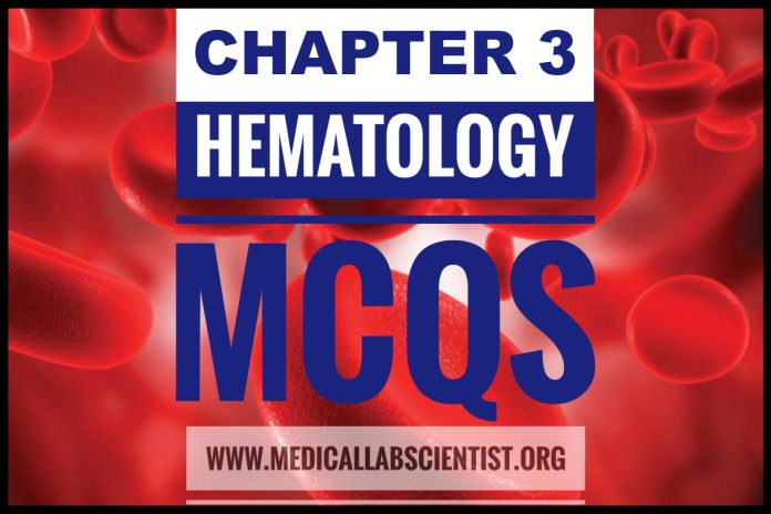 Hematology MCQs: Chapter 3