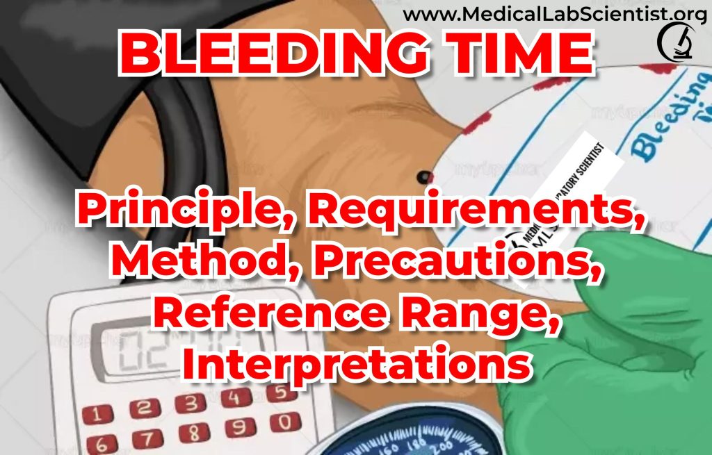 bleeding time experiment precautions